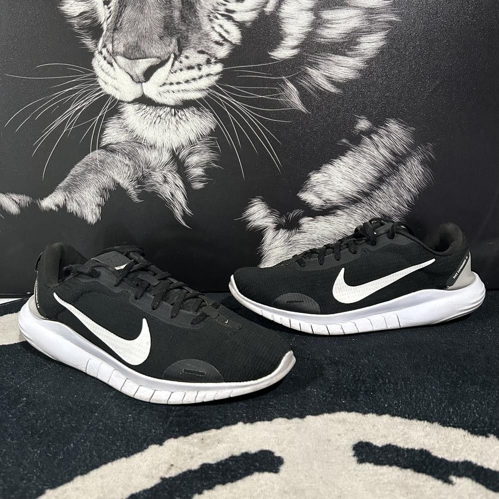 Nike Flex Experience Run 12 DV0740-004 Athletic Sneaker Mens 9.5 Black Mesh Gym